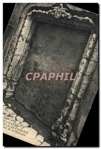 Cartes postales Banque Aveyron Villefranche de Rouergue Porte de l&#39ancien Hotel de la Monnaie