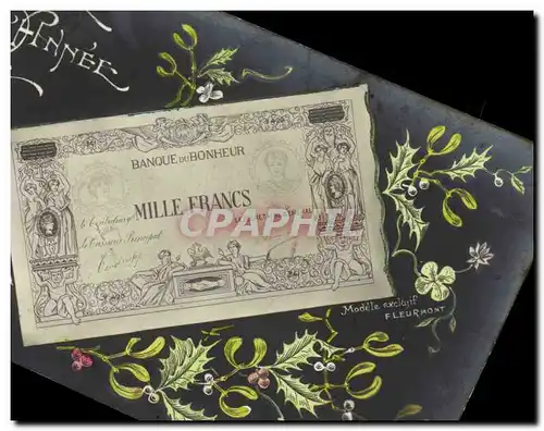 Cartes postales Billet Mille Francs