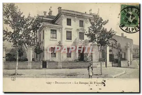 Cartes postales Banque de France Draguignan