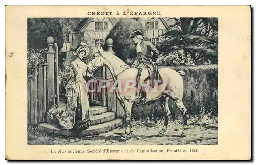 Cartes postales Banque Credit a l&#39Epargne La plus ancienne Societe d&#39Epargne et de Capitalisation