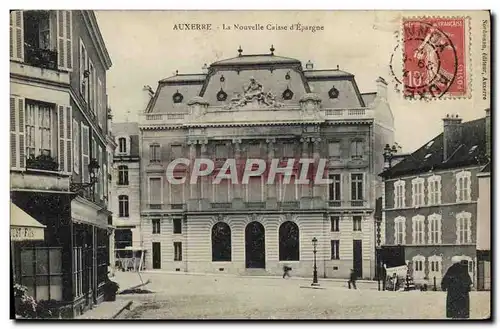 Cartes postales Banque Auxerre La nouvelle Caisse d&#39Epargne