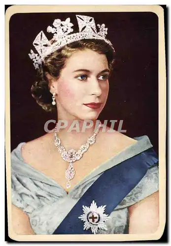 Cartes postales moderne Elisabeth II