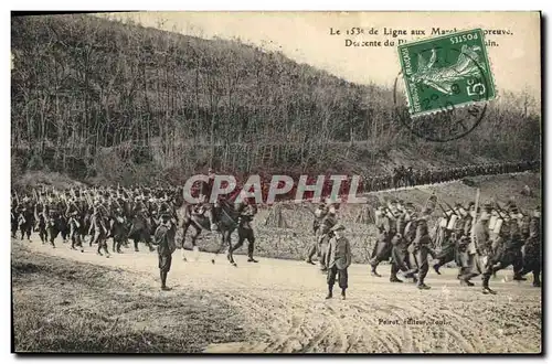 Cartes postales Militaria Le 153eme de ligne