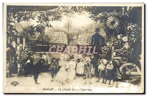 Cartes postales Edmond Rostand Chantecler Le jour de la pintade