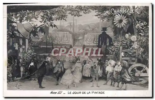 Cartes postales Edmond Rostand Chantecler Le jour de la pintade