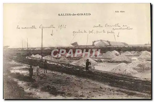 Cartes postales Folklore Marais Salants Salins de Giraud