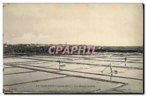Cartes postales Folklore Marais Salants Le Pouliguen
