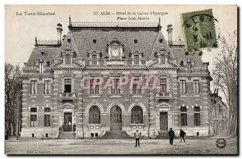 Ansichtskarte AK Banque Albie Hotel de la Caisse d&#39Epargne