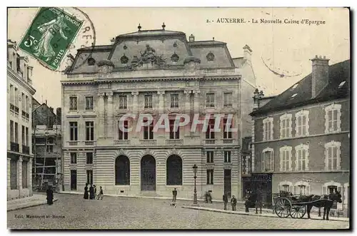 Cartes postales Banque Auxelle Laa nouvelle Caisse d&#39Epargne