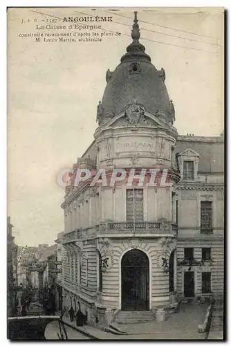 Cartes postales Banque Caisse d&#39Epargne Angouleme