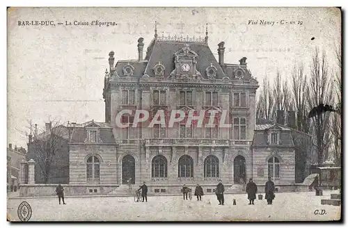 Cartes postales Banque Caisse d&#39Epargne Bar le Duc