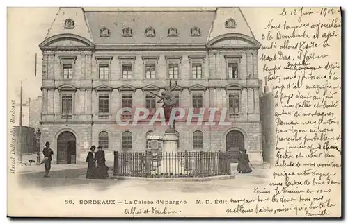 Cartes postales Banque Caisse d&#39Epargne Bordeaux