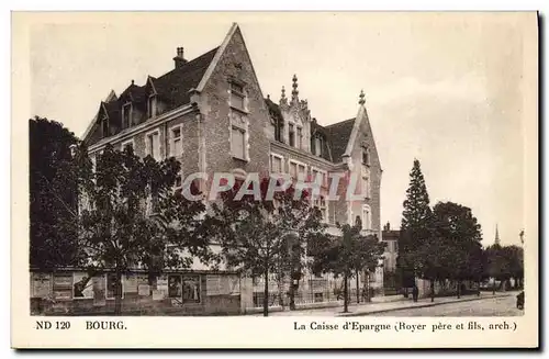 Cartes postales Banque Caisse d&#39Epargne Bourg