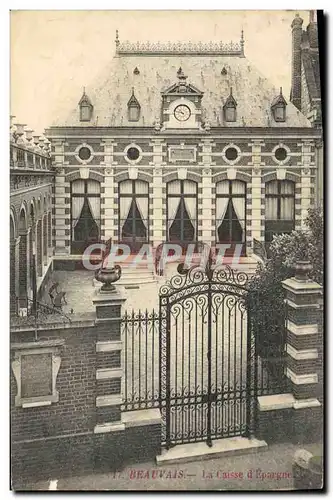 Cartes postales Banque Caisse d&#39Epargne Beauvais