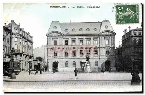 Ansichtskarte AK Banque Caisse d&#39Epargne Bordeaux Tramway