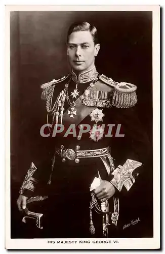 Cartes postales His majesty King George VI