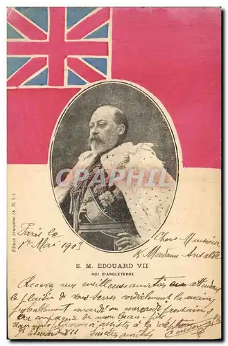 Ansichtskarte AK SM Edouard VII Roi d&#39Angleterre