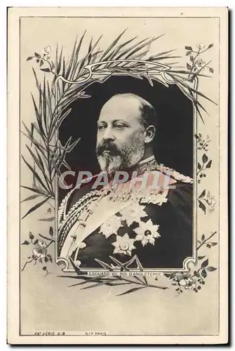 Cartes postales Edouard VII Roi d&#39Angleterre