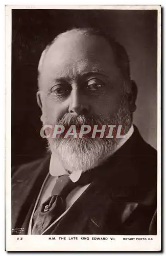 Cartes postales HM The late King Edward VII