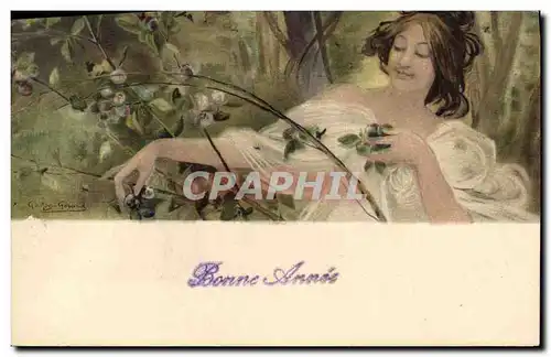 Cartes postales Fantaisie Illustrateur Femme