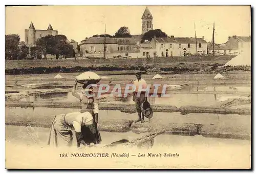 Ansichtskarte AK Marais salants Noirmoutier