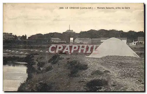 Cartes postales Marais salants pres la Gare Le Croisic