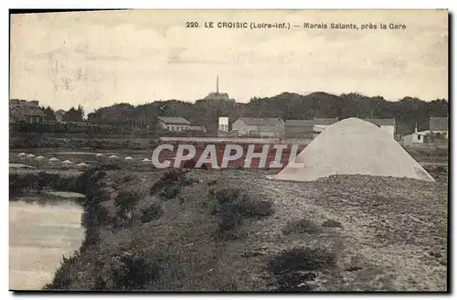 Cartes postales Marais salants pres la Gare Le Croisic
