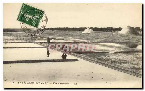Cartes postales Marais salants Vue d&#39ensemble
