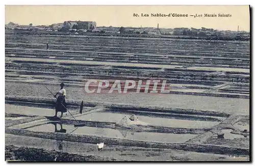 Ansichtskarte AK Marais salants Les Sables d&#39Olonne