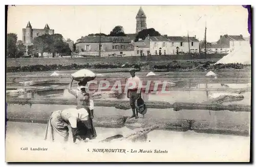 Ansichtskarte AK Marais salants Noirmoutier