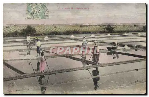 Cartes postales Marais salants Ile de Re