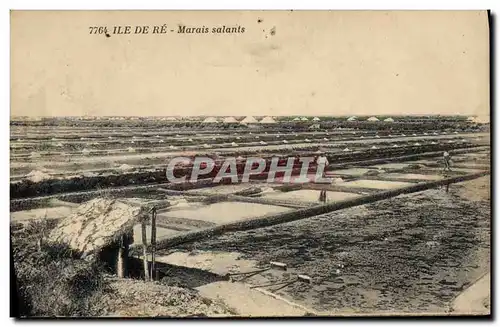 Cartes postales Marais salants Ile de Re