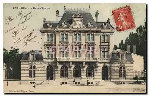 Cartes postales Banque Bar le Duc La Caisse d&#39Epargne