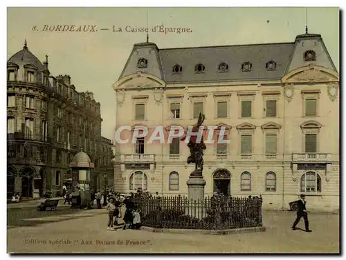 Ansichtskarte AK Banque Bordeaux La Caisse d&#39Epargne