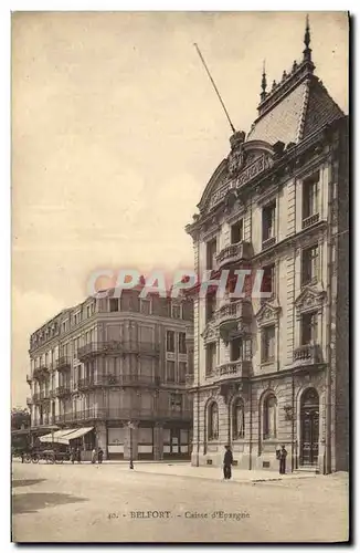 Ansichtskarte AK Banque Belfort La Caisse d&#39Epargne