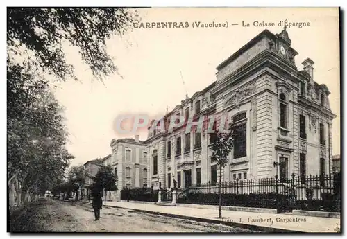 Ansichtskarte AK Banque CArpentras La Caisse d&#39Epargne