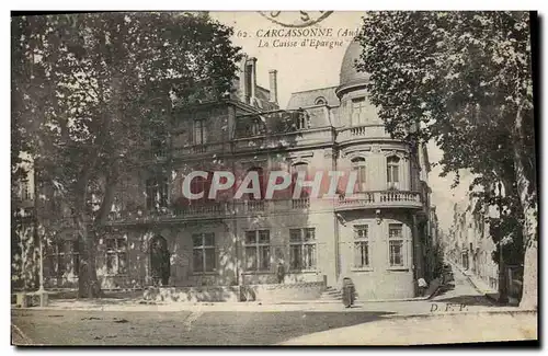 Ansichtskarte AK Banque Carcassonne La Caisse d&#39Epargne