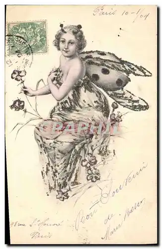 Cartes postales Fantaisie Illustrateur Femme