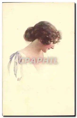 Cartes postales Fantaisie Illustrateur Femme