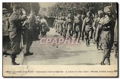 Ansichtskarte AK Militaria Infanterie Indio Anglaise