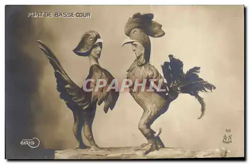 Cartes postales Theatre Edmond Rostand Chantecler Flirt de Basse Cour