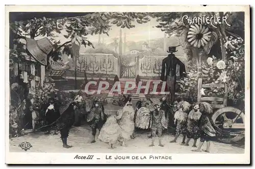 Cartes postales Theatre Edmond Rostand Chantecler Le jour de la pintade