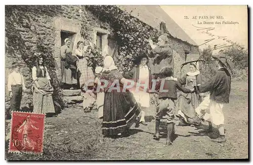 Ansichtskarte AK Folklore Marais salants Au pays du sel La danse paludiers