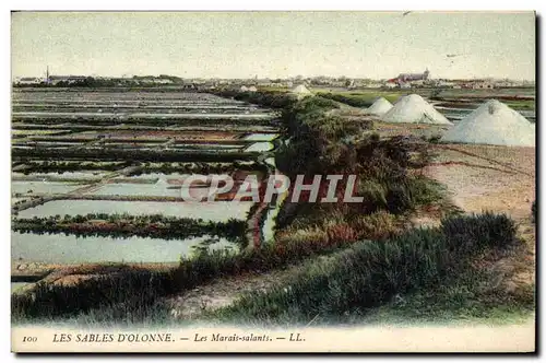 Ansichtskarte AK Folklore Marais salants Les Sables d&#39Olonne