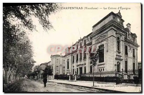 Cartes postales Banque Caisse d&#39Epargne Carpentras