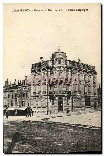 Ansichtskarte AK Banque Caisse d&#39Epargne Commercy Place de l&#39hotel de ville