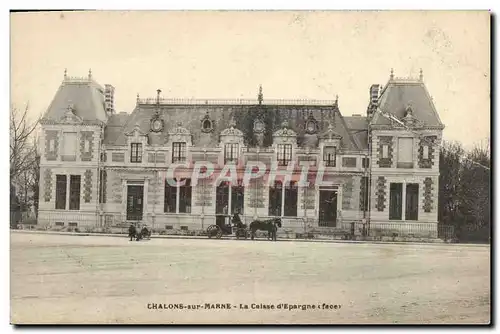 Cartes postales Banque Caisse d&#39Epargne Chalons sur Marne