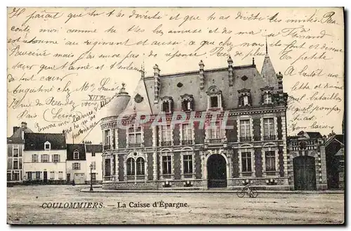 Cartes postales Banque Caisse d&#39Epargne Coulommiers
