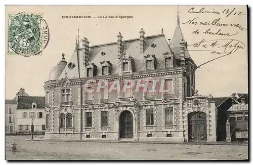 Cartes postales Banque Caisse d&#39Epargne Coulommiers