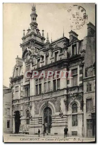 Ansichtskarte AK Banque Caisse d&#39Epargne Chaumont